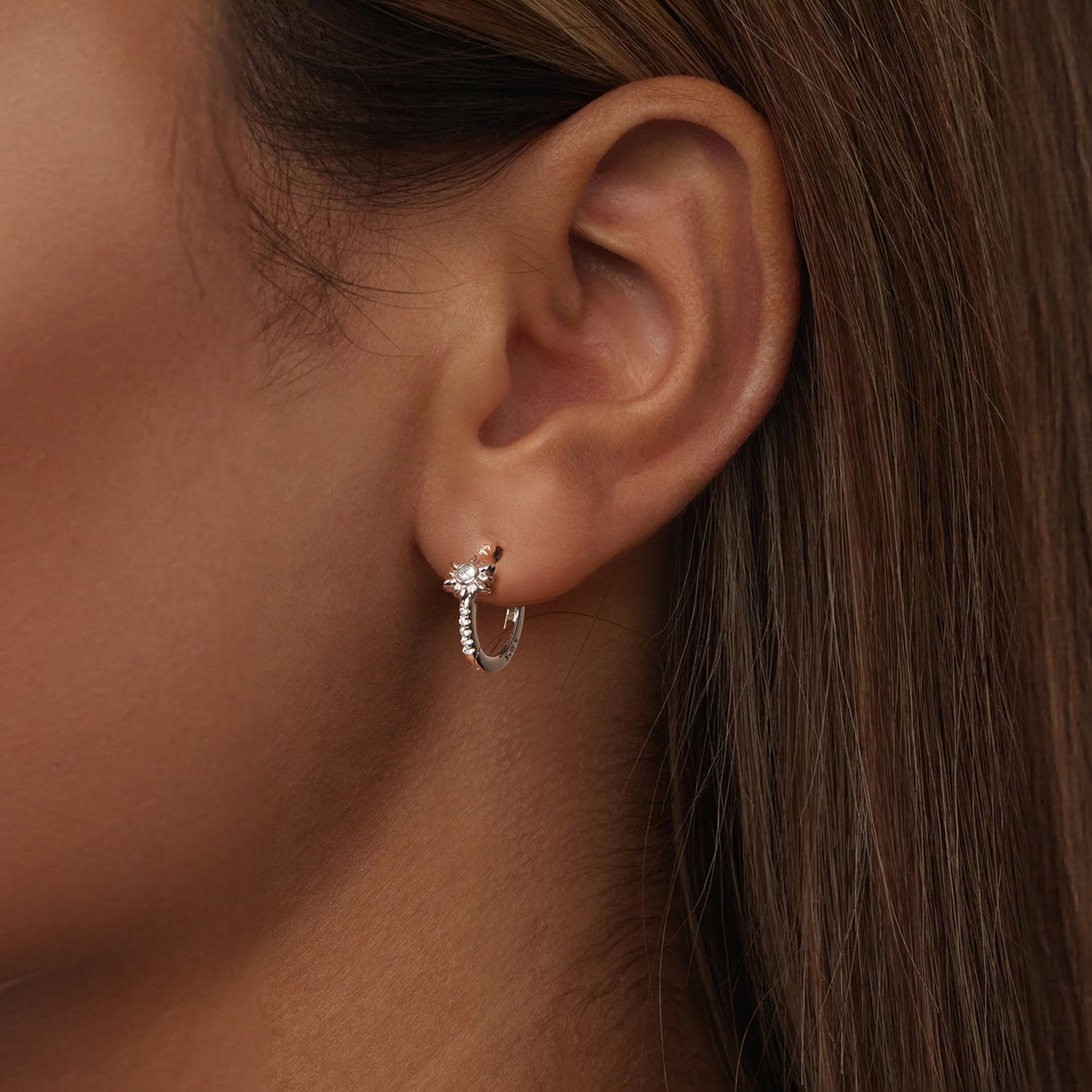 Sun Huggie Earrings