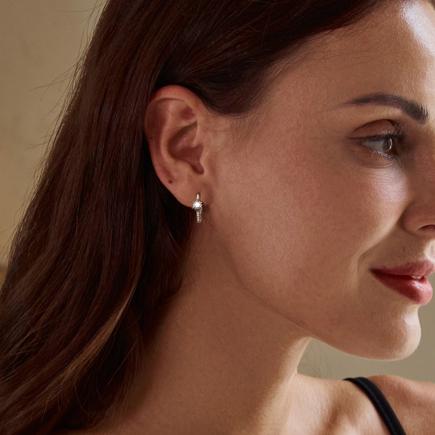 Sun Huggie Earrings