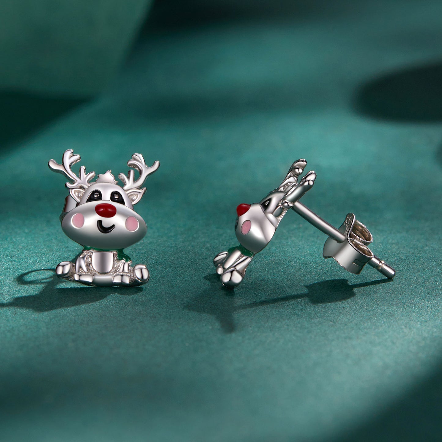 Jolly Rudolph Studs Earrings