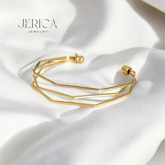 SS Elara Curve Bangle