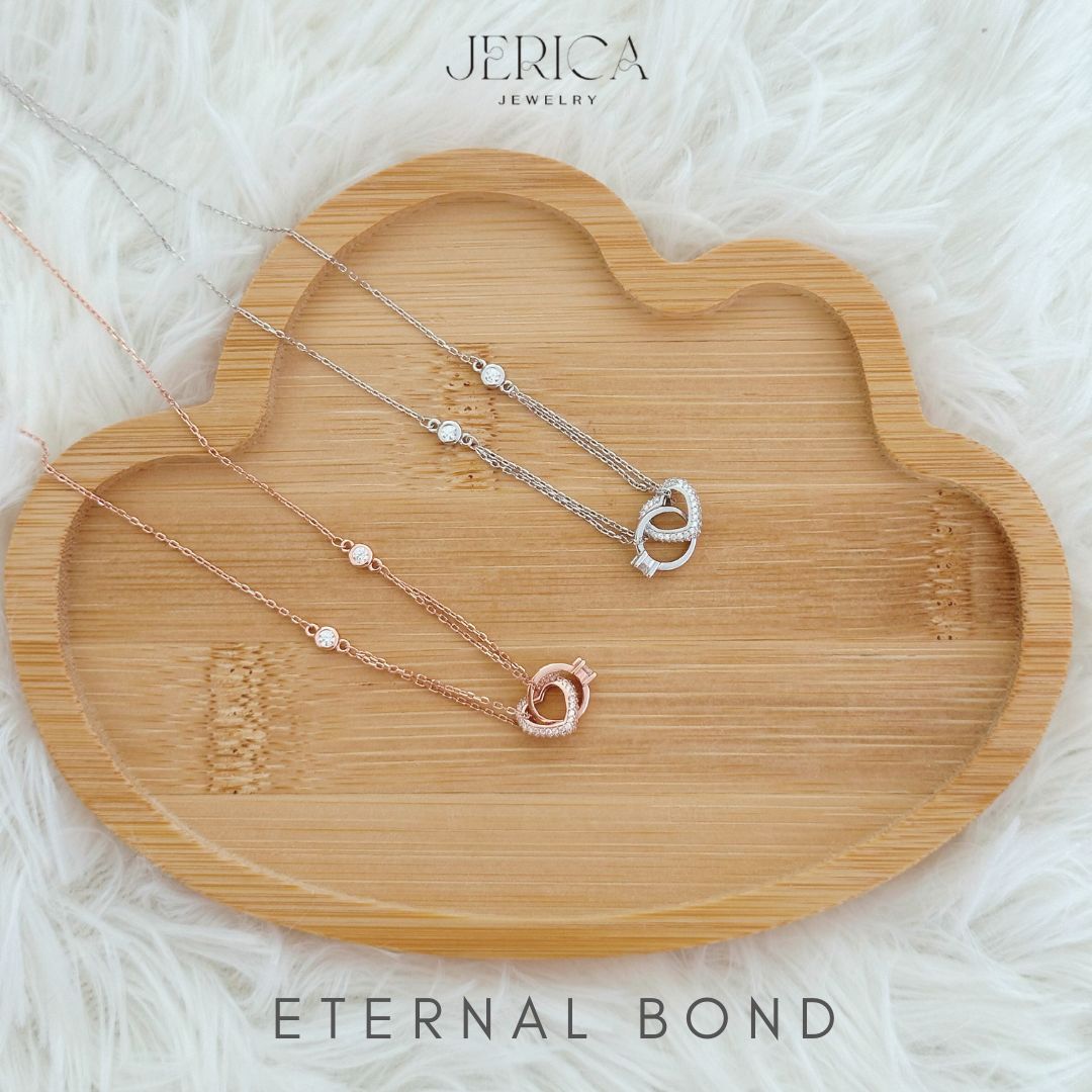 Eternal Bond Necklaces (Rose Gold/Silver)