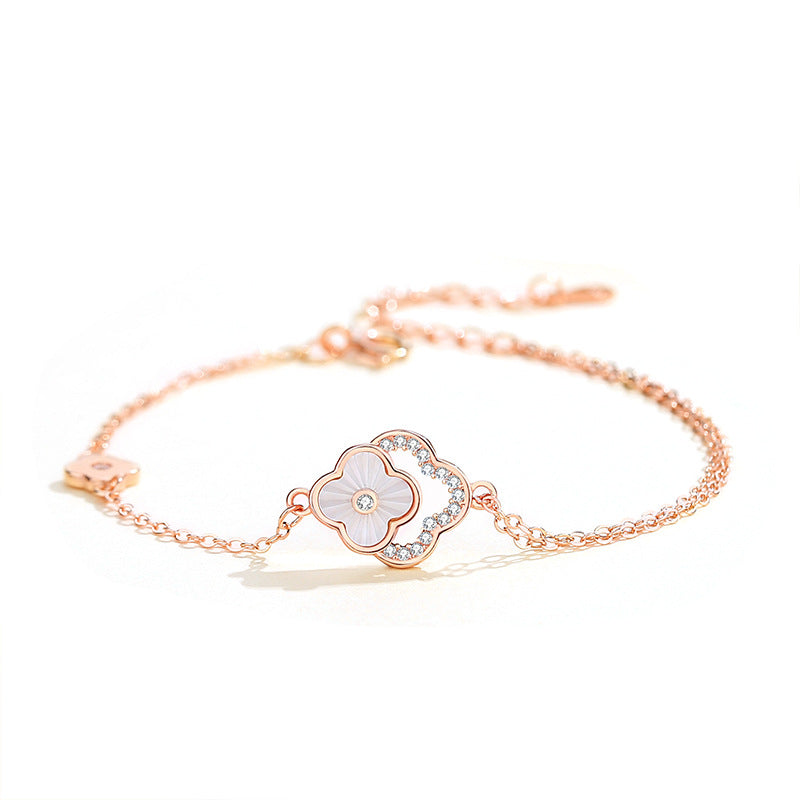 Clover Rose Gold Bracelets & Necklaces