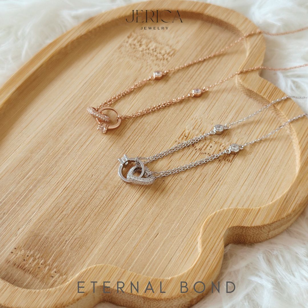 Eternal Bond Necklaces (Rose Gold/Silver)