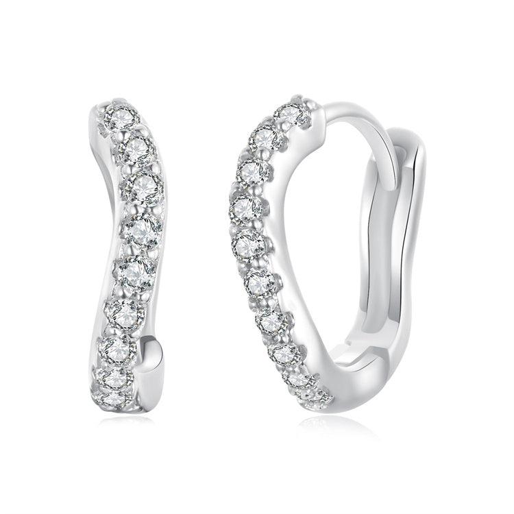 Wave Ear Buckle Earrings