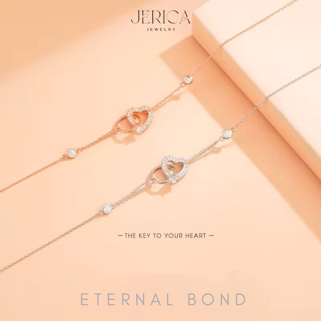 Eternal Bond Necklaces (Rose Gold/Silver)