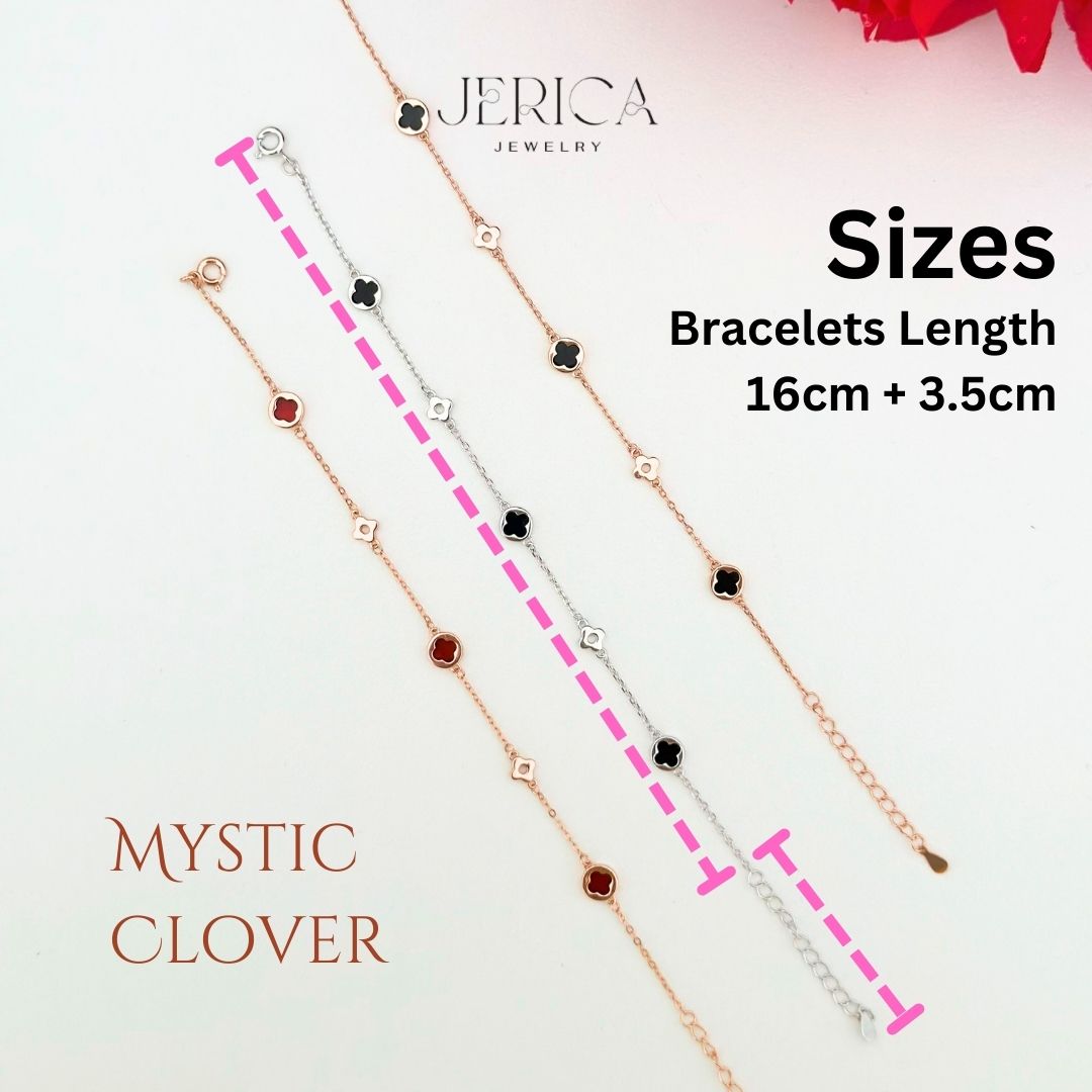 Mystic Clover Bracelets (Rose Gold/Silver)