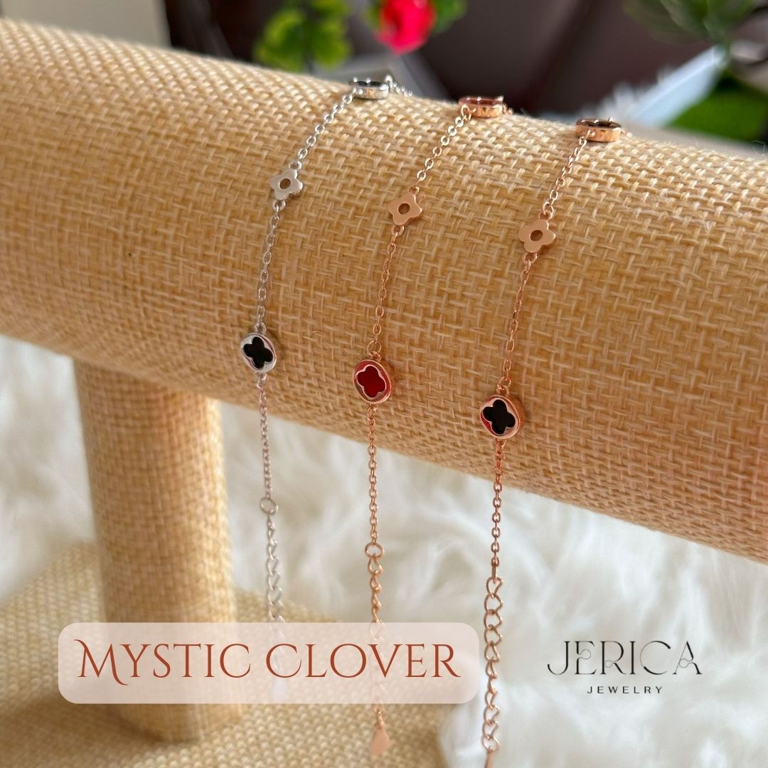 Mystic Clover Bracelets (Rose Gold/Silver)