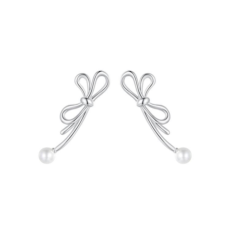 Eva Ribbon Stud Earrings