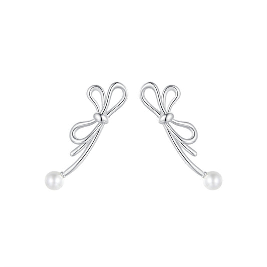 Eva Ribbon Stud Earrings