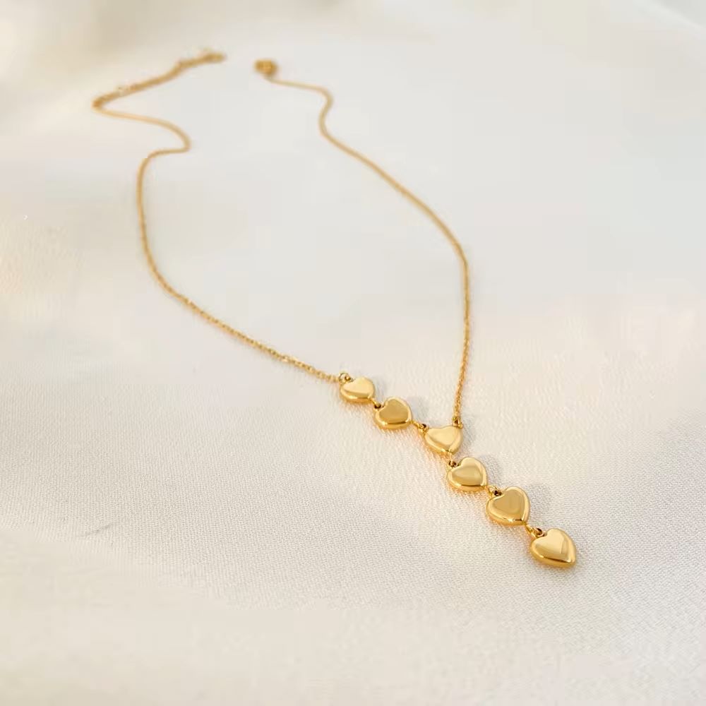 SS 18K Gold Mini Love Necklaces