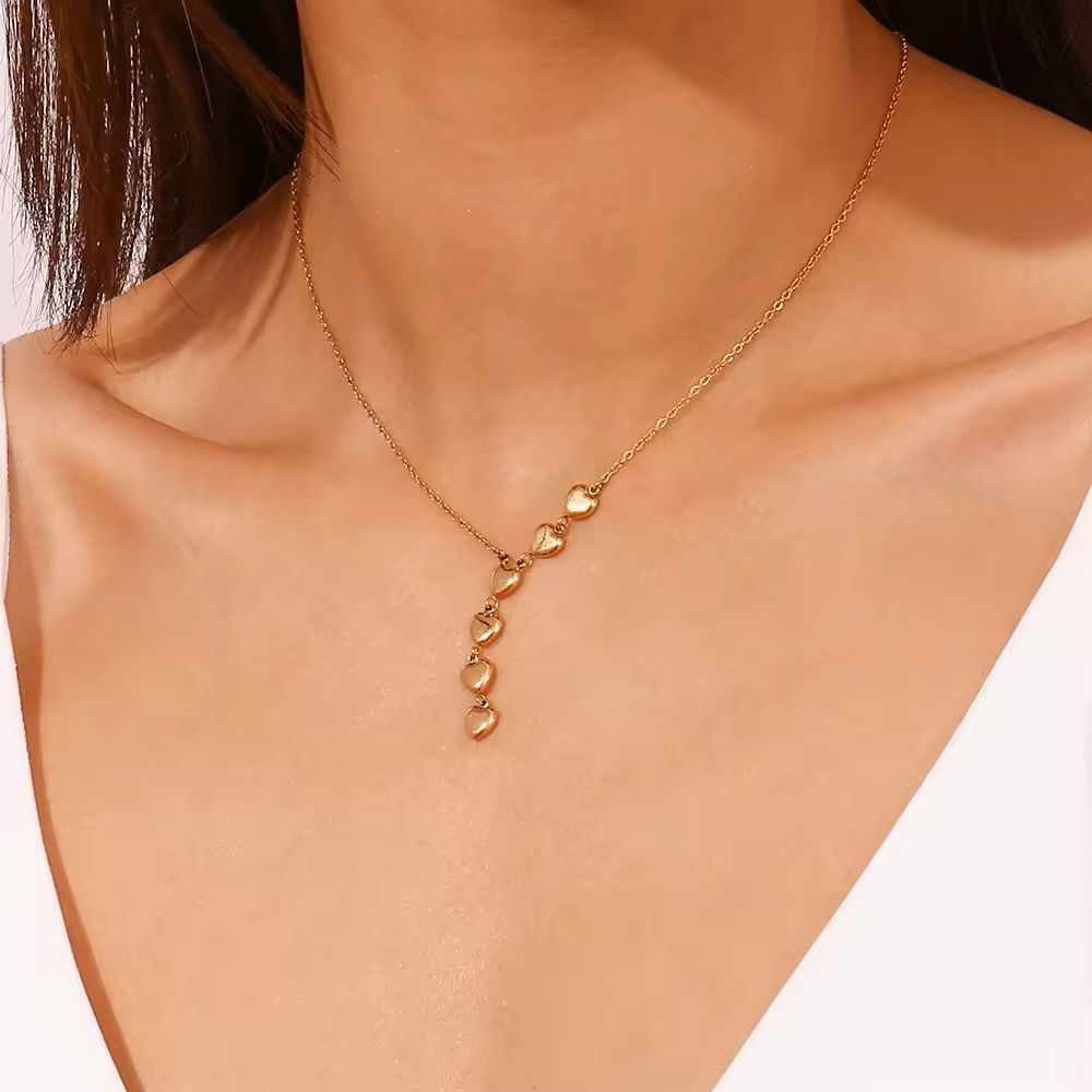 SS 18K Gold Mini Love Necklaces