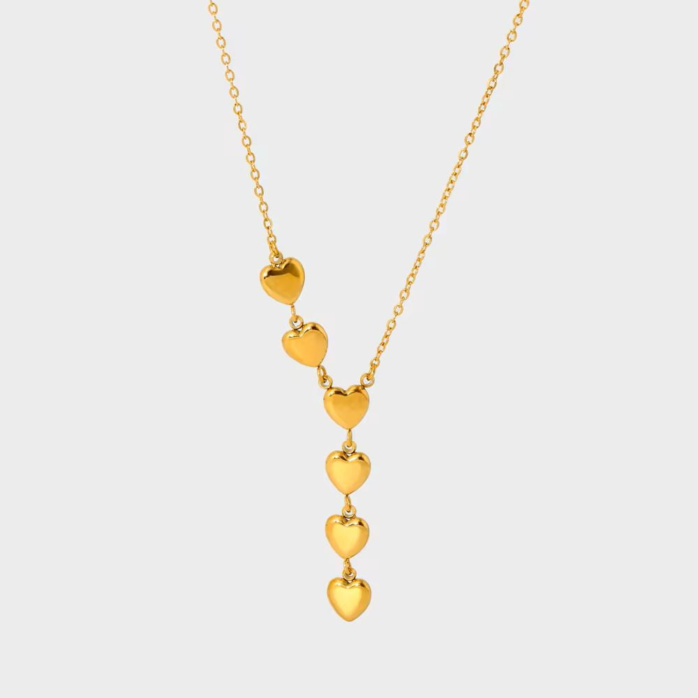 SS 18K Gold Mini Love Necklaces