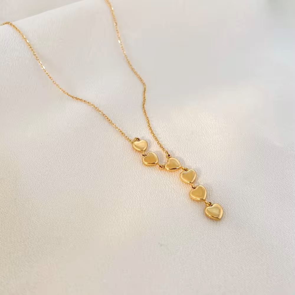 SS 18K Gold Mini Love Necklaces