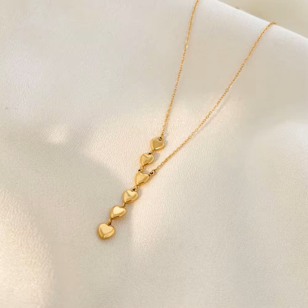 SS 18K Gold Mini Love Necklaces