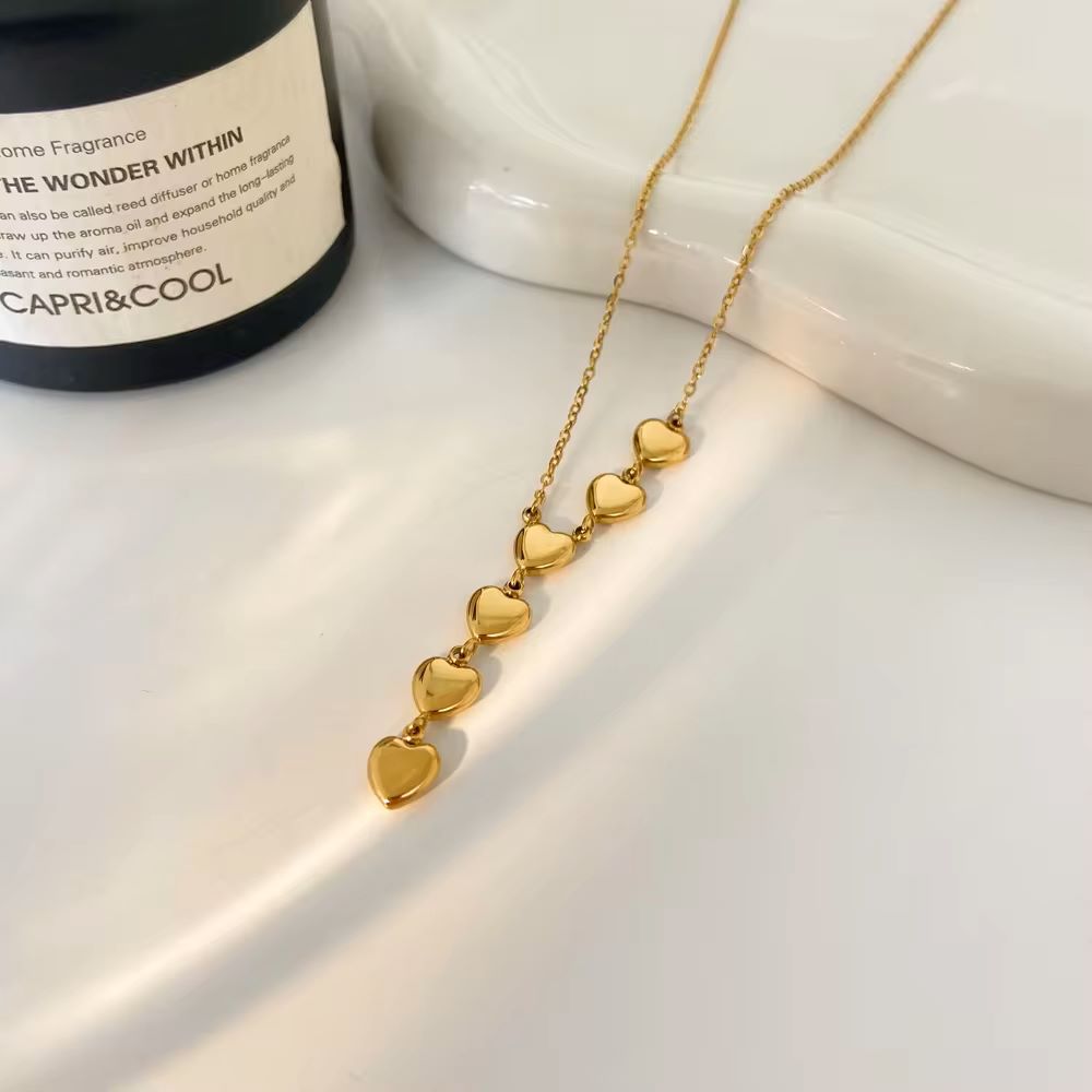 SS 18K Gold Mini Love Necklaces