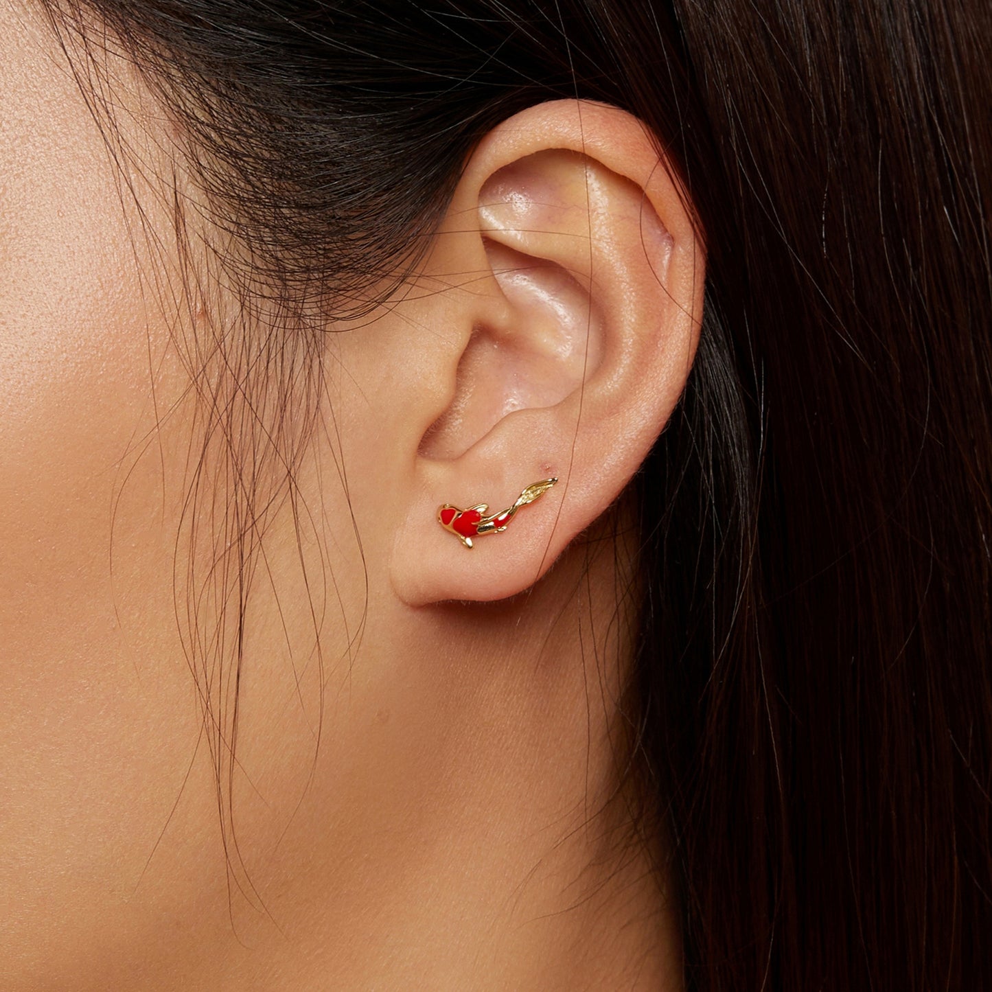 Fortune Koi Stud Earrings