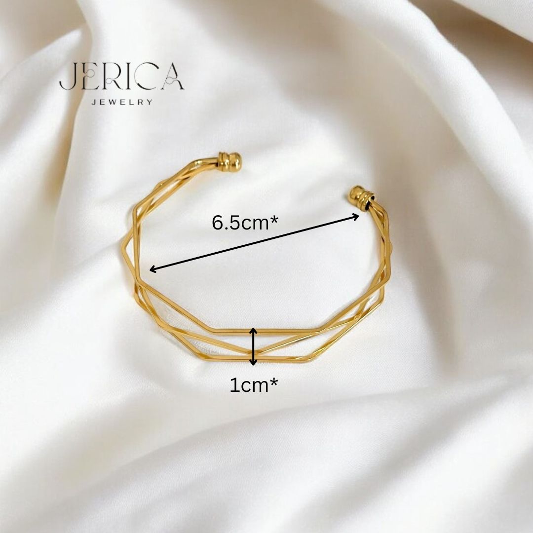 SS Elara Curve Bangle